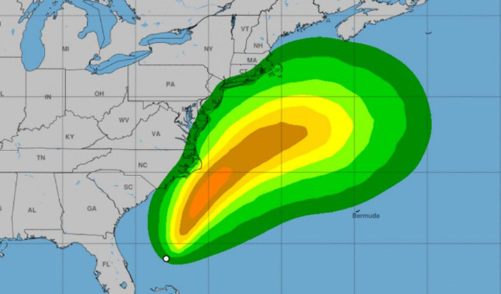 Alerta por Arthur la primera tormenta tropical en el Atlántico que se formó frente a la costa de Florida