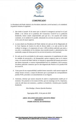 Comunicado CSJ
