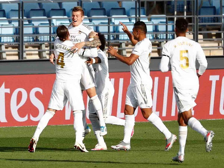 Real Madrid regresó con el pie derecho al vencer 3-1a Eibar