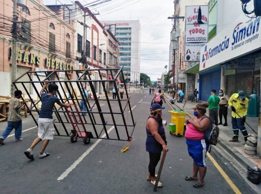 Inician operativo de limpieza e higienización de la tercera avenida de San Pedro Sula