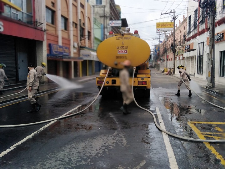 Inician operativo de limpieza e higienización de la tercera avenida de San Pedro Sula