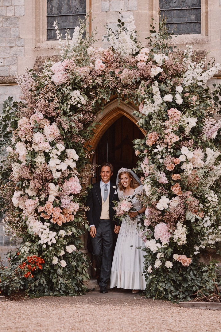 Se casó la princesa Beatriz de York en una ceremonia privada en Windsor