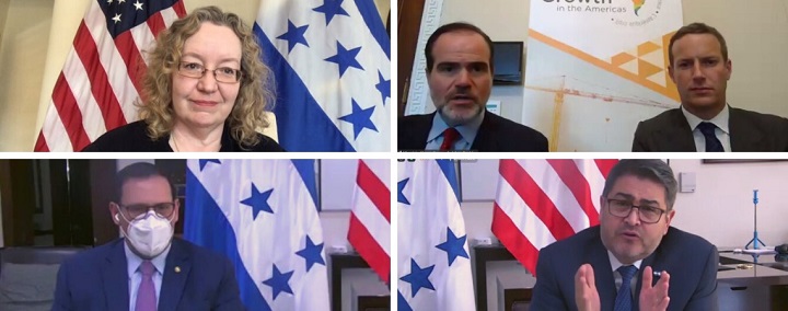 EEUU anuncian intención de financiar con 1.000 millones en inversiones del sector privado en Honduras