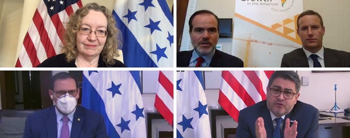 EEUU anuncian intención de financiar con $1.000 millones en inversiones del sector privado en Honduras