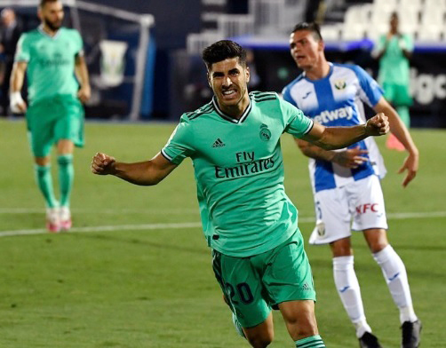 Pase magistral de Marco Asensio puso al Real Madrid sobre Leganés (2 -1)