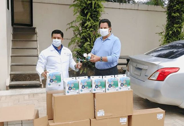 Maquiladores entrega donación de equipo médico para hospitales públicos del norte del país