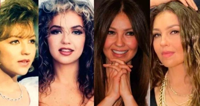 Los cambios de Thalía a sus 49, así ha lucido a través de los años