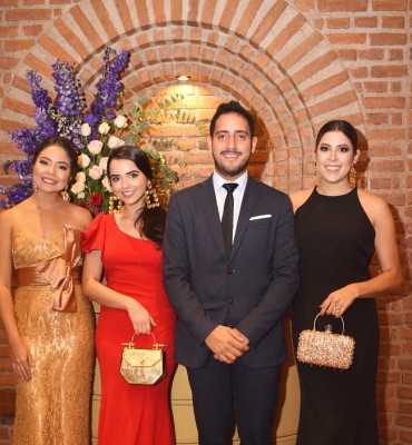 Mariana León, Aimee Paz, Pablo Heredia y Michelle Marzan