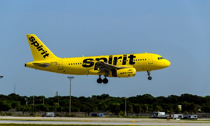 Spirit Airlines reinicia vuelos commerciales a San Pedro Sula