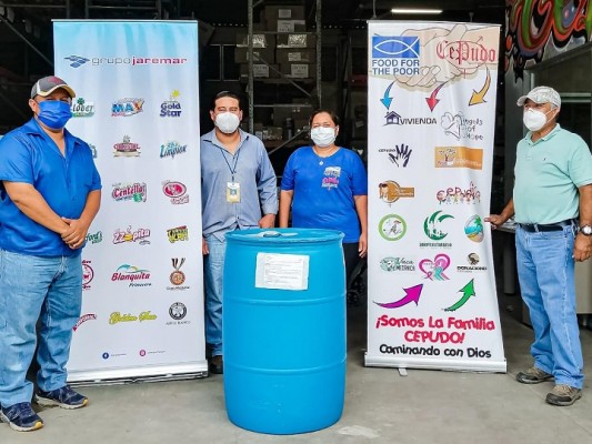 Grupo Jaremar dota de gel antibacterial a ocho hospitales publicos a nivel nacional