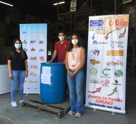 Grupo Jaremar dota de gel antibacterial a ocho hospitales publicos a nivel nacional