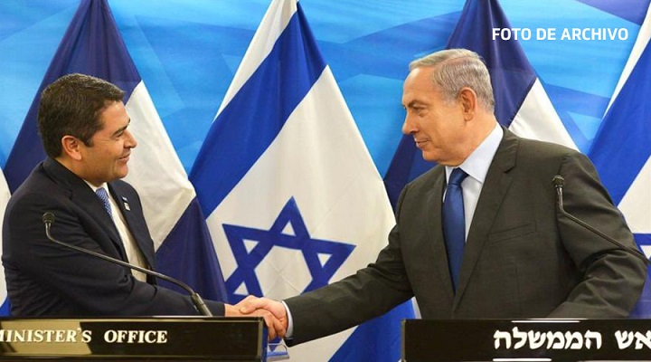 Netanyahu espera seguir trabajando con Hernández para lograr la apertura de la embajada de Honduras en Jerusalén