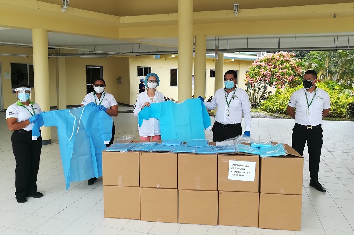 Supermercados La Colonia entrega insumos de bioseguridad a 5 hospitales de la zona noroccidental del país