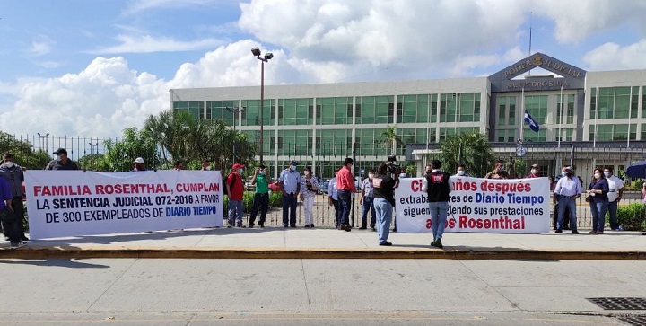 Exempleados de Diario TIEMPO denuncian a la Corte de Apelaciones por favorecer a la familia Rosenthal