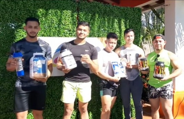 Los ganadores se agenciaron suplementos , vitaminas y proteina Fitness and Health