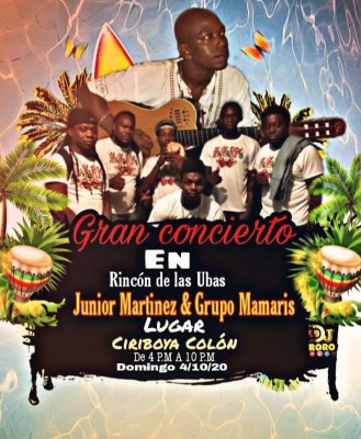 Con todos los fierros se anuncia un concierto en una discoteca a la orilla del mar Caribe... Así que con una luz nadie se pierde ... ¿Cual distanciamiento social? 