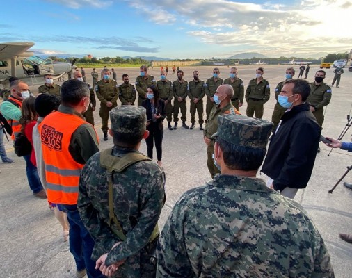 Llega al país equipo israelí de socorro y rescate para ayudará en la rehabilitación de las zonas afectadas por las tormentas ETA e IOTA