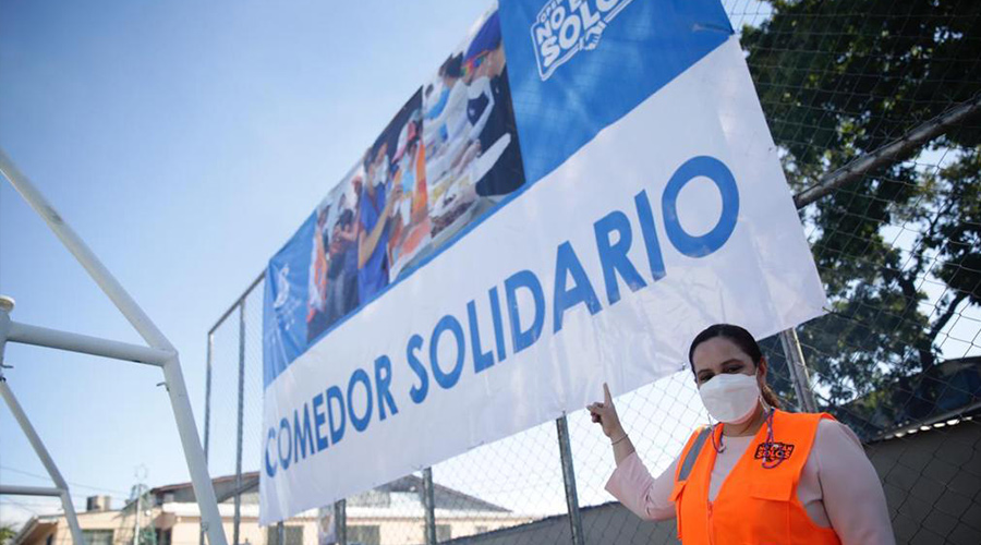 Instalan Comedor Solidario en la colonia Rivera Hernández donde las familias recibirán alimentación gratuita