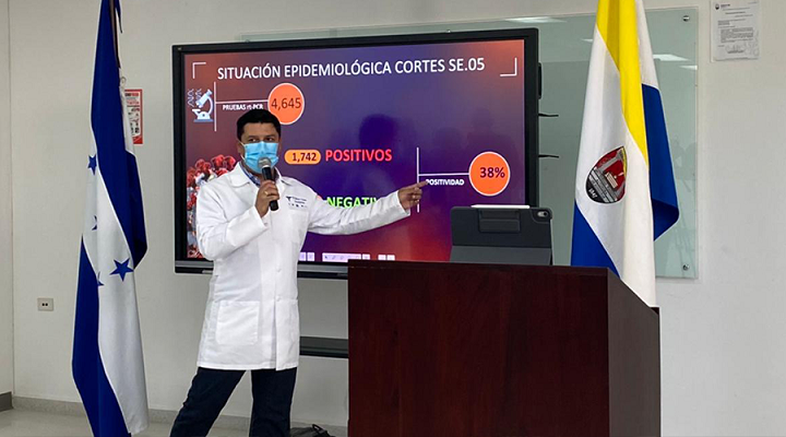 Salud hace llamado enérgico de alerta a la población de Cortés ante aumento de casos positivos de covid-19