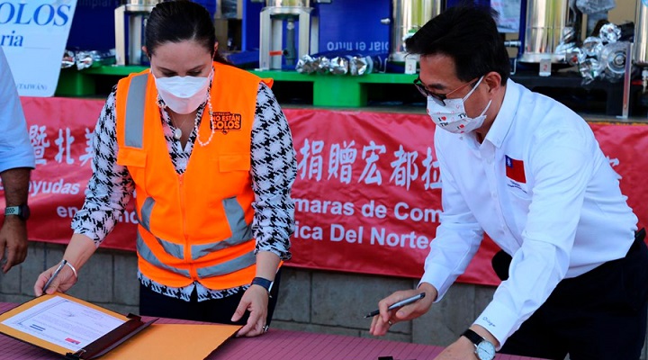 República de China Taiwán dona 7 plantas potabilizadoras de agua comunidades del Valle de Sula