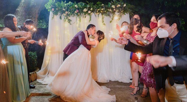 Romance por doquier en la inolvidable boda Silva-Castillo