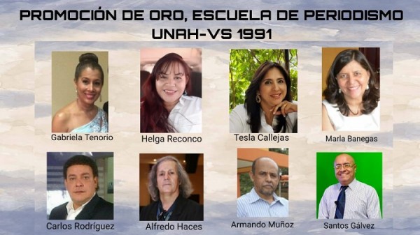 En reencuentro por los 30 años de egresados de la Escuela de Periodismo de la UNAH-VS, hacen reconocimiento a Patricia Murillo