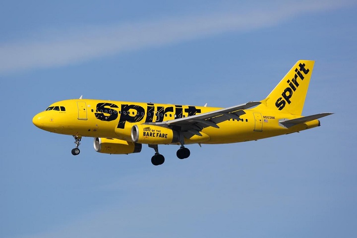 Spirit Airlines anuncia nuevo vuelo directo entre Nueva Orleans y San Pedro Sula
