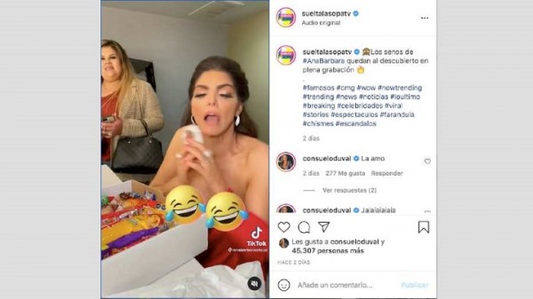 Ana Bárbara quedó con "la bubis" al descubierto tras falla de vestuario