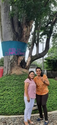 Celebran cumpleaños a longevo árbol de Guanacaste en la Colonia Juan Lindo de San Pedro Sula