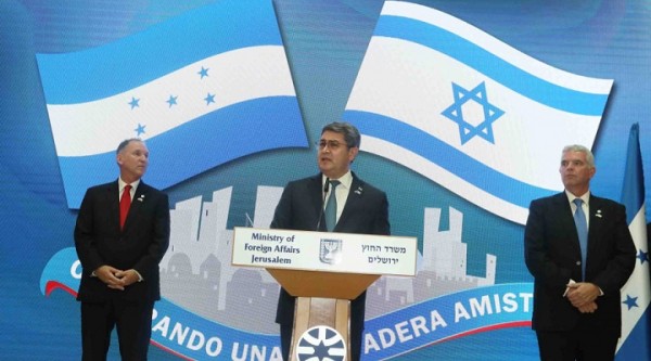Primer ministro israelí recibe al presidente Hernández en su primera reunión con un mandatario visitante