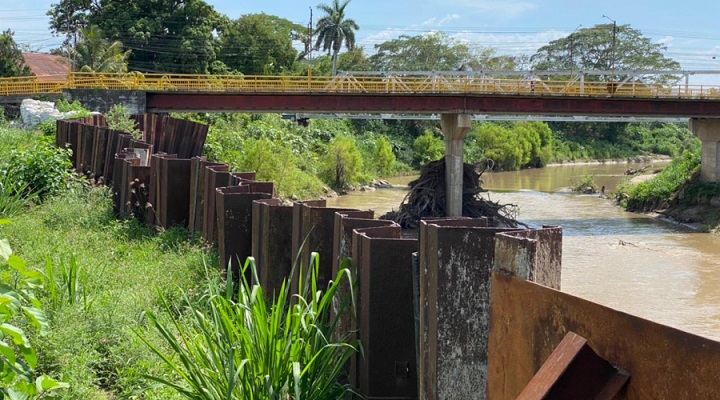 CCIVS inicia proyectos de rehabilitación y protección de bordo del río Chamelecón en La Lima