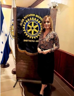 Paty Giron presidenta Rotary