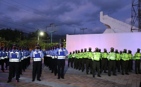 La Policía Nacional asignó 200 policías más a San Pedro Sula para reforzar la seguridad de la ciudadanía 
