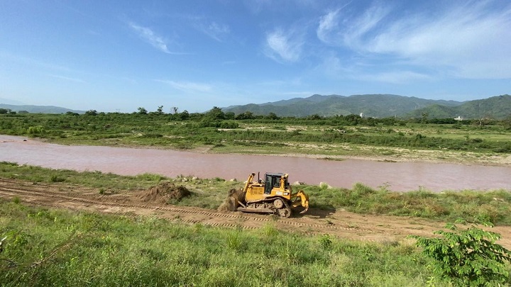 CCIVS inició los proyectos de protección de bordos del río Chamelecón