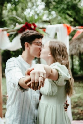 El compromiso matrimonial de Fred y Janae…rodeado de la naturaleza