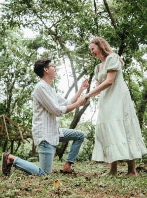 El compromiso matrimonial de Fred y Janae…rodeado de la naturaleza