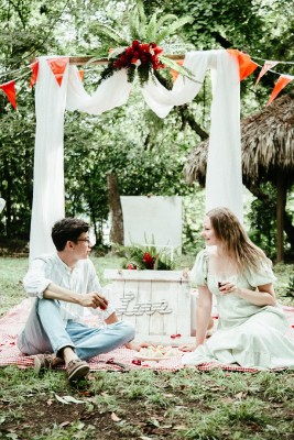 El compromiso matrimonial de Fred y Janae…rodeado de la naturaleza