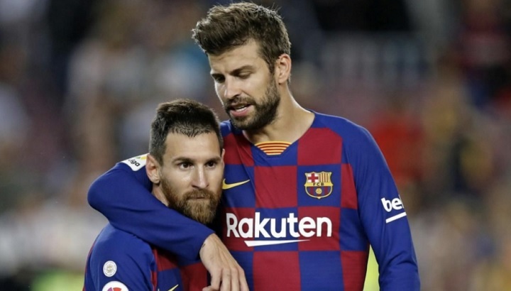 Piqué le escribe emotivo mensaje de despida a Messi: 
