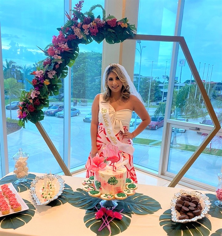 Andrea Zelaya y su exclusivo bridal shower estilo Tropical