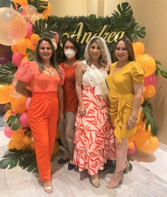 Andrea Zelaya y su exclusivo bridal shower estilo Tropical