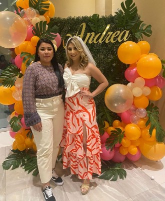 Andrea Zelaya y su exclusivo bridal shower estilo Tropical