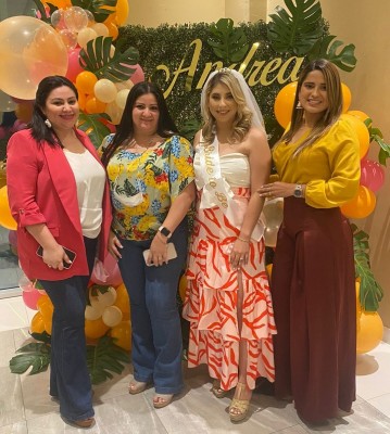 Andrea Zelaya y su exclusivo bridal shower estilo Tropical