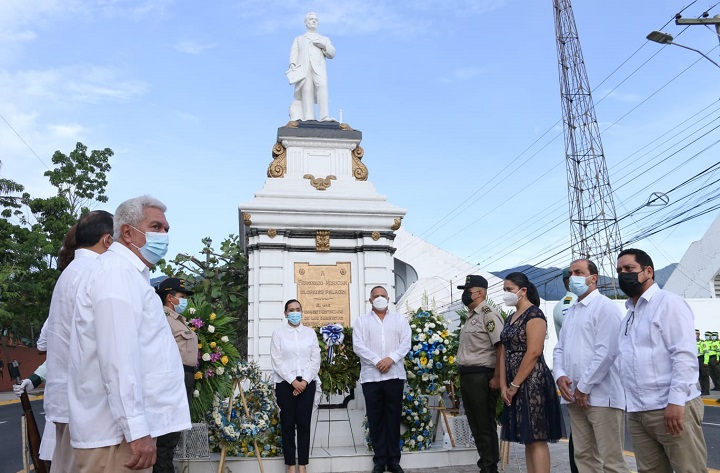 200 años de independencia: Autoridades sampedranas rindieron homenaje a la Patria