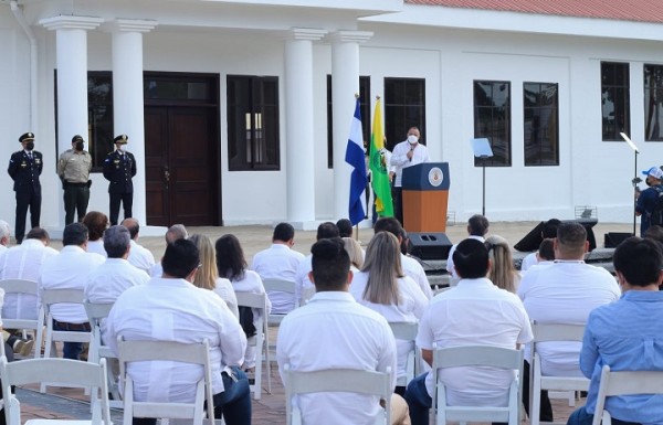 200 años de independencia: Autoridades sampedranas rindieron homenaje a la Patria