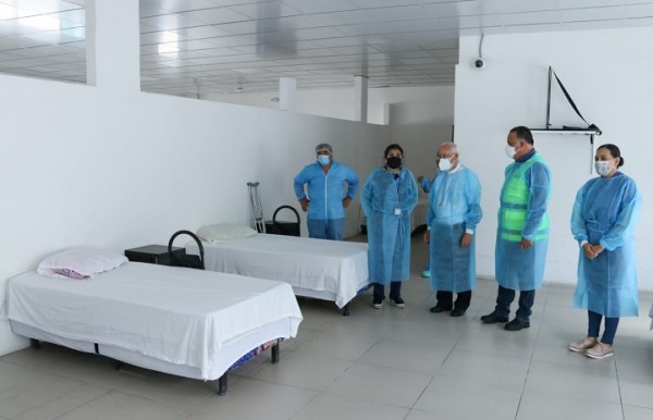 Monseñor Ángel Garachana recorrió instalaciones remodeladas de Casa Hogar de Ancianos Perpetuo Socorro