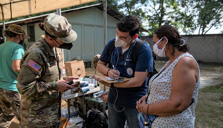 Médicos Militares de EEUU realizan brigada de Salud en el Departamento de Cortés