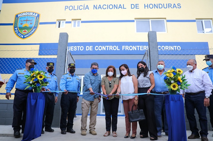 Inauguran nueva sede de la Policía Nacional en puesto de control fronterizo de Corinto