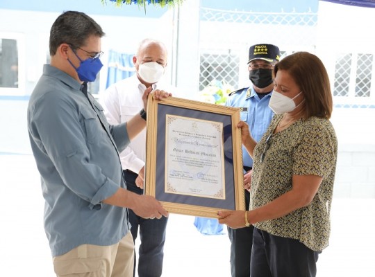 Inauguran nueva sede de la Policía Nacional en puesto de control fronterizo de Corinto