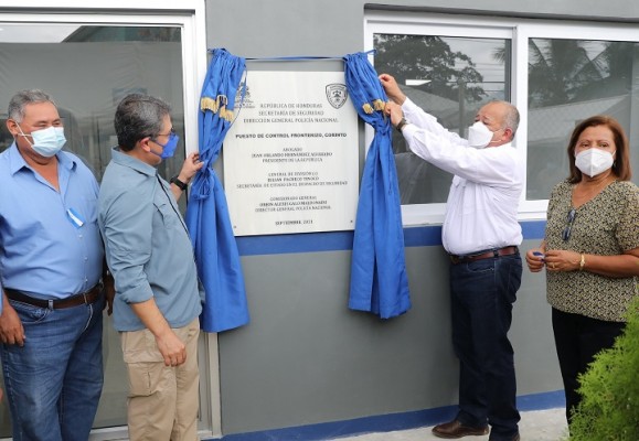 Inauguran nueva sede de la Policía Nacional en puesto de control fronterizo de Corinto