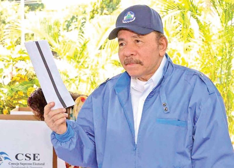 El 81.5% de la población de Nicaragua se abstuvo de votar, elecciones en las que Daniel Ortega compitió por un quinto mandato